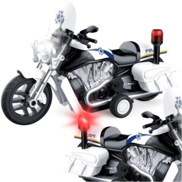 Мотоцикл Поліцейський Мотоцикл Harley Поліція Привід Мигалки Русалки Звук