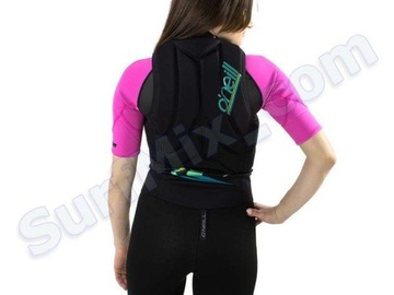 ONEILL Женский жилет Slasher Kite с молнией спереди Черный/Черный 2022 S