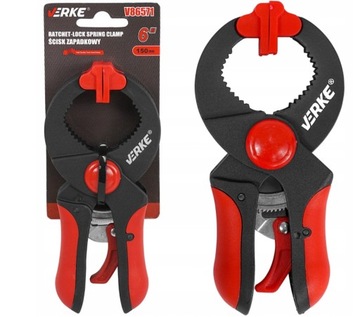 ŚCISK STOLARSKI SPRĘŻYNOWY ZAPADKOWY 150mm VERKE