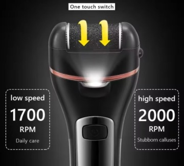 ЭЛЕКТРИЧЕСКАЯ ПЕМЗА ДЛЯ ПЯТОК АККУМУЛЯТОРНАЯ ФРЕЗА МОЩНАЯ ХОРОШИЕ РЕЗУЛЬТАТЫ