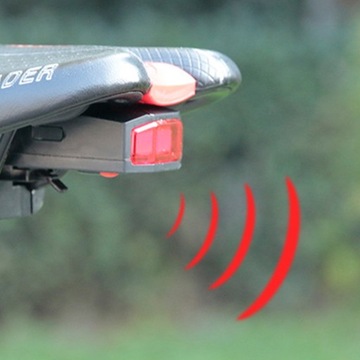 Potężna funkcja Bezprzewodowy zdalnego sterowania Alarm rowerowy