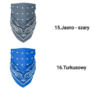 CHUSTA BANDANA CHUSTKA BANDAMA BANDAMKA APASZKA