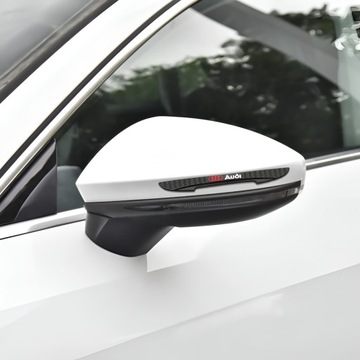 ЗАЩИТНЫЕ НАКЛЕЙКИ ИЗ ФОЛЬГИ НА ЗЕРКАЛА АВТОМОБИЛЯ С ЛОГОТИПОМ AUDI ТОЛЩИНОЙ 4 ШТ.
