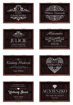 Коробка для часов Casket 12, деревянный футляр с гравировкой, подарок на день рождения
