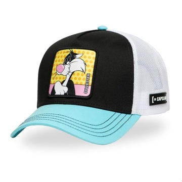 Czapka z daszkiem Capslab LOONEY TUNES Sylwester Trucker kot