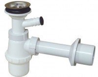 СИФОН ДЛЯ УМЫВАЛЬНИКА FI 50 С ПОДКЛЮЧЕНИЕМ К СТИРАЛЬНОЙ МАШИНЕ