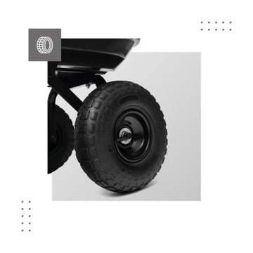 Садовая тележка Тачка с прицепом Mark Adler Cart 2.0 120л до 200кг