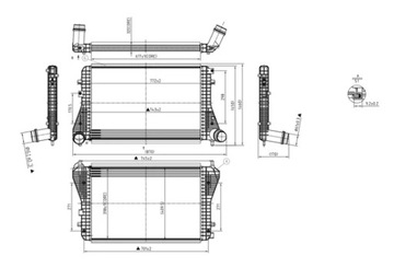 CHLADIČ INTERCOOLER VW BEETLE GOLF VI JETTA III IV 2.0D 2005-2017