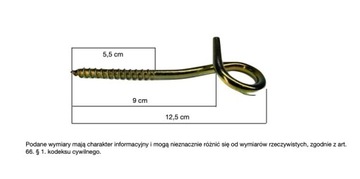 КРЮК С РЕЗЬБОЙ ДЛЯ ДЕРЕВА М8, SWING, 8