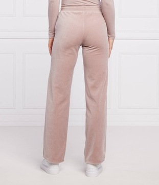 GUESS JEANS spodnie dresowe | Regular Fit różowe