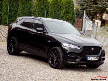 Jaguar F-Pace SUV 2.0 i4D 180KM 2017 Jaguar F-Pace BLACK 180KM 4x4 Kamera Led Skora Ambiente 2.0 Diesel 180KM, zdjęcie 5