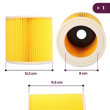 1x воздушный фильтр для Kärcher WD3 WD2 SE 4001 MV2 MV3 NT27 A2004 Стронг Эм