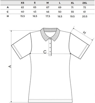 MALFINI SINGLE 223 koszulka damska polo bluzka S