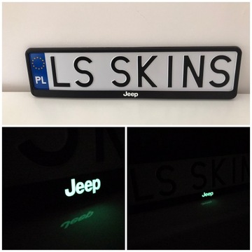 Рамка номерного знака JEEP / 2 шт.