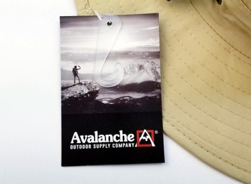 Мужская шляпа-ведро Avalanche, чехол на шею, 55–57 см, с логотипом, бежевая рыба