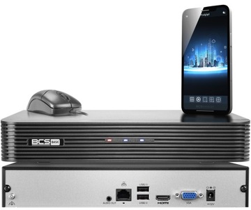 Rejestrator IP BCS 16 kanałów do 8MPx