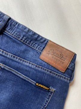 SUPERDRY Super Dry vintage oryginalne Spodnie Skinny Jeansy W 36 L 32