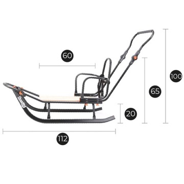 Детские санки Smart Line 3-в-1 Спальник Komfort 601