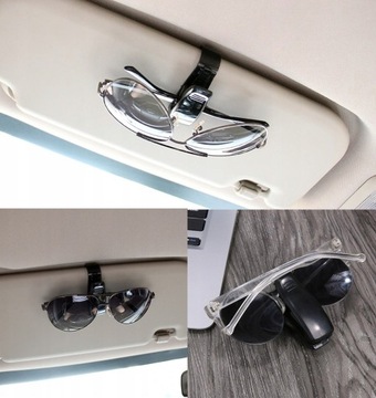 Универсальный держатель для очков в машину.