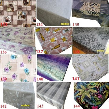 CERATA OBRUS DUŻY WYBÓR 156 WZORÓW 110x140