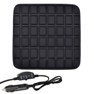 MATA PODGRZEWANA GRZEWCZA SAMOCHODOWA NA FOTEL 12V 45cm