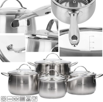 ЦВИГЕР КПЛ. ГОРШКИ 8 EL PACTI PLUS