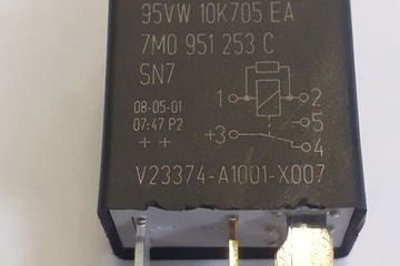 RELÉ AUDI A5 (8T3) 95VW10K705EA 2.7L DIESEL 140KW 2008