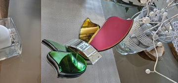 Красивое украшение, бабочка, стеклянное зеркало, световой эффект, красивый для подарка