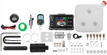 ПАРКОВОЧНОЕ ОБОГРЕВАНИЕ КОМПОЗИЦИОННЫЙ ОБОГРЕВАТЕЛЬ 8кВт 12В 10Л БАК ДЛЯ ГАРАЖА