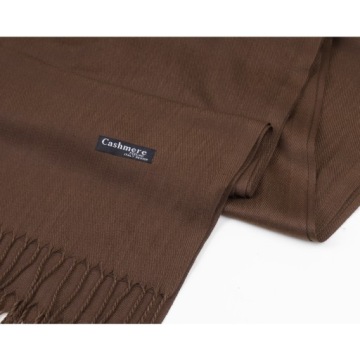 Szal damski SIMPLE SIMPLE GRACE Ciemno brązowy