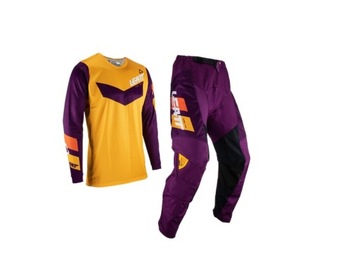Leatt strój cross enduro atv Indigo L