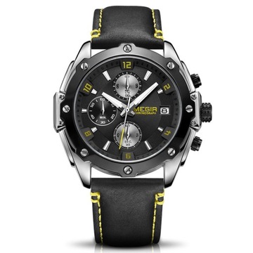 Zegarek męski Chronograph Silikon Pasp kwarc