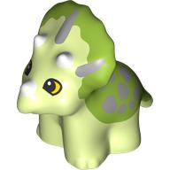 LS NOWE LEGO DUPLO FIGURKA animal DINOZAUR dziecko TRICERATOPS