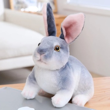 20cm symulacja śliczne pluszowy królik futro realistyczne Kawaii zwierząt