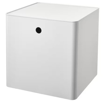 IKEA KUGGIS Pojemnik, wkład biały 32x32x32