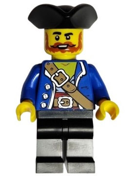 LEGO Figurka Pirates pi197 Żołnierz Pirat + broń
