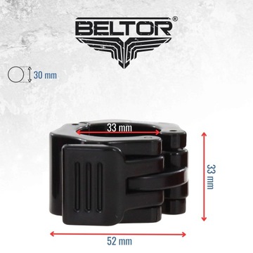 ЗАЖИМЫ ДЛЯ СИСТЕМЫ HRD ДЛЯ БАРСОВ LOCK QR 30 мм ПАРА