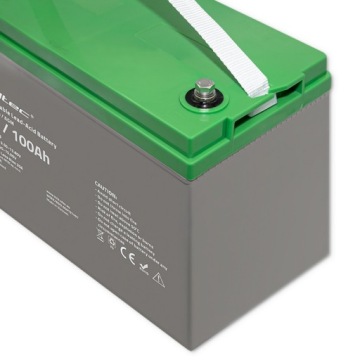 Аккумулятор Qoltec AGM 12В 100Ач макс 1200А 28,1кг