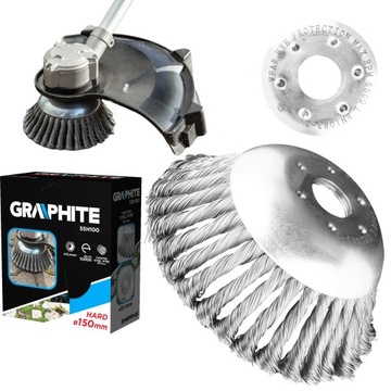 ГРАФИТОВАЯ ПРОВОЛОЧНАЯ ЩЕТКА ДЛЯ ЩЕТКИ ЩЕТКА КУБ 150 ММ