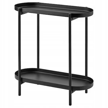IKEA OLIVBLAD STOJAK NA KWIATY CZARNY METAL LOFT