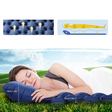 ДВОЙНОЙ СКЛАДНОЙ НАДУВНЫЙ МАТРАС С НАСОСОМ ПОРТАТИВНАЯ СПАЛЬНАЯ КРОВАТЬ