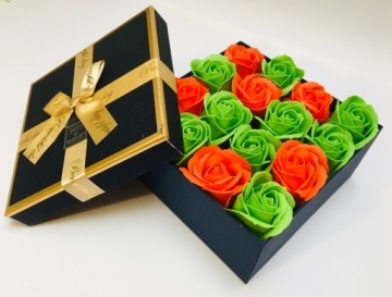 FLOWER BOX Scented MYSTERIOUS ROSE GIFT Подарок на день рождения именины