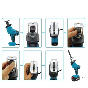 АККУМУЛЯТОРНАЯ ПИЛА АККУМУЛЯТОРНЫЙ ЛОБЗОЖ 21 В + 8 ПИЛЬНЫХ ПОЛОТНИЙ