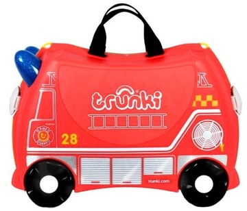 Jeżdżąca walizka Trunki dla dzieci wóz strażacki