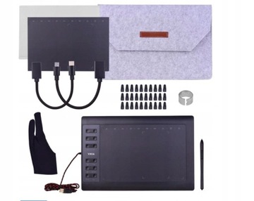 TABLET GRAFICZNY 8192 st. nacisku 10x6cal +GRATISY