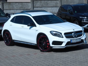 Mercedes GLA I Off-roader AMG 45 AMG 360KM 2014 Mercedes GLA 45AMG Night Edition1 Pamięci Harman 20” nappa Blis Kamera ILS, zdjęcie 4