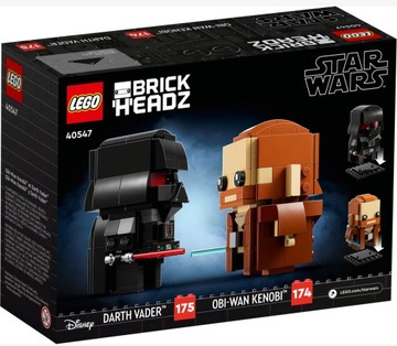 LEGO BrickHeadz Оби-Ван Кеноби и Дарт Вейдер 40547