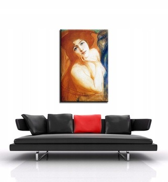 Рыжеволосый ретро-постер Axentowicz digiaqua