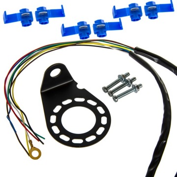 Розетка 7-полюсная, жгут + кронштейн трактора