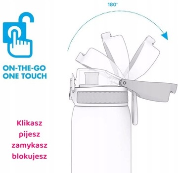 ION8 мотивационный мерный стакан, бутылка для воды, 1100 мл